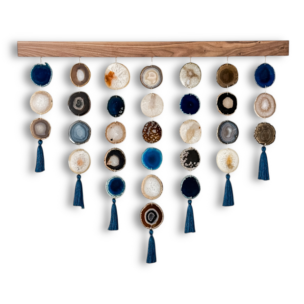 Sapphire Sol Uma Agate Wall Hanging (36 Inch)