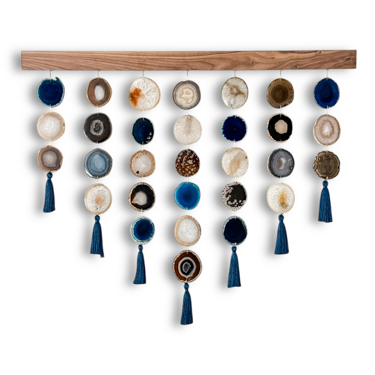 Sapphire Sol Uma Agate Wall Hanging (36 Inch)