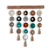 Southwest Boho Uma Agate Wall Hanging (24 Inch)