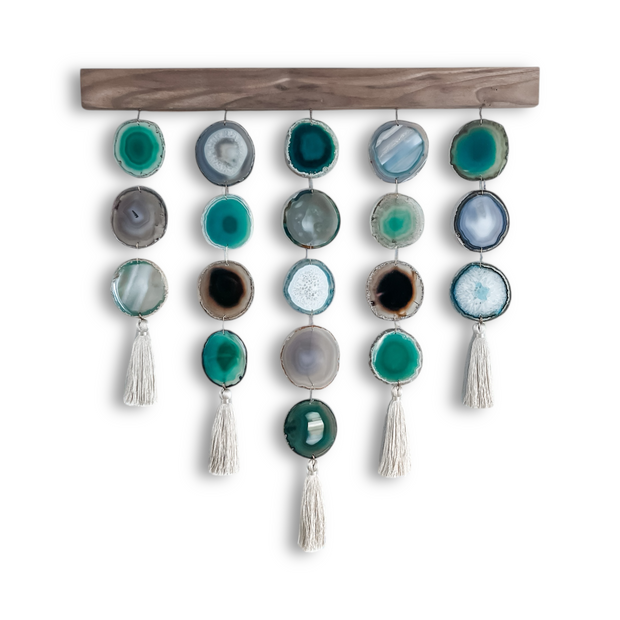 Forest Glam Uma Agate Wall Hanging (24 & 36 Inch)