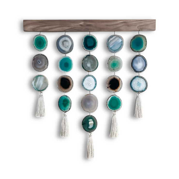 Forest Glam Uma Agate Wall Hanging (24 & 36 Inch)