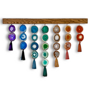 Chakra Uma Agate Wall Hanging (36 Inch)