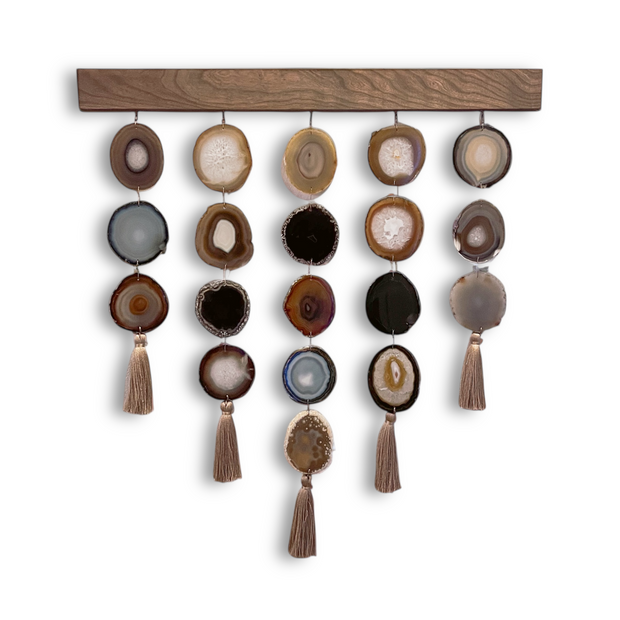 Umber Uma Agate Wall Hanging (24 & 36 Inch)