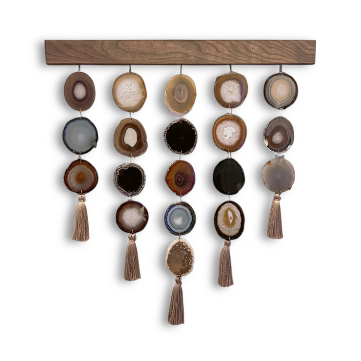 Umber Uma Agate Wall Hanging (24 & 36 Inch)