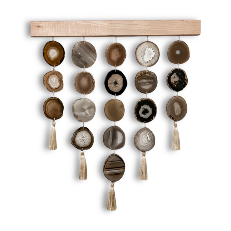 Umber Uma Agate Wall Hanging (24 & 36 Inch)
