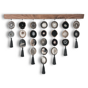 Midnight Uma Agate Wall Hanging (36 Inch)