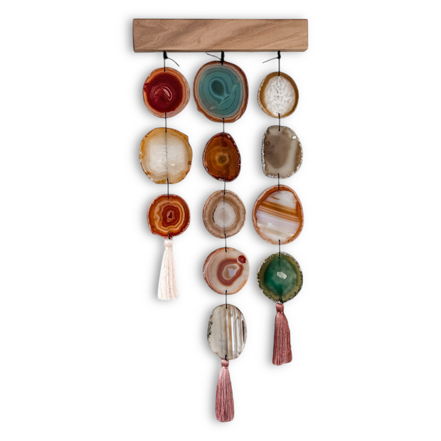 Ginger Uma Agate Wall Hanging (12 Inch)