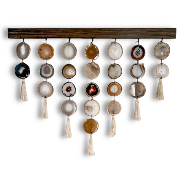 Umber Uma Agate Wall Hanging (36 Inch)