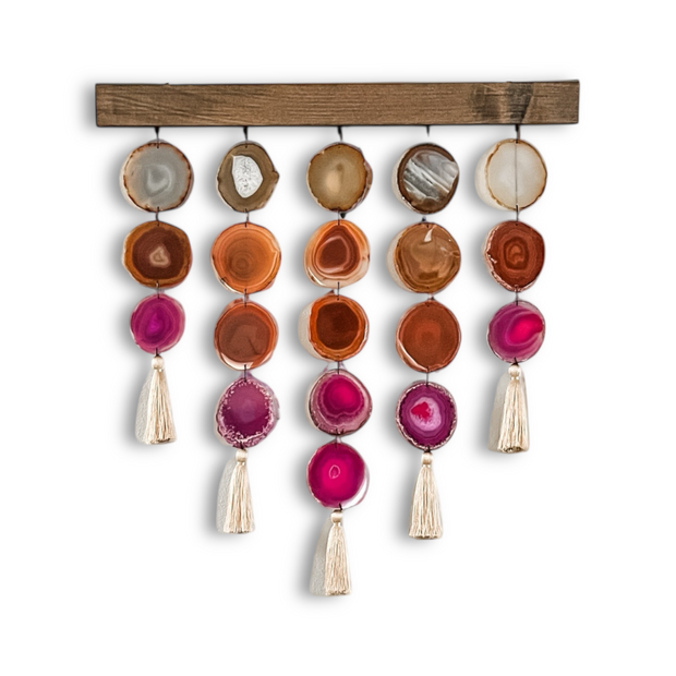 Sunset Uma Agate Wall Hanging (24 & 36 Inch)