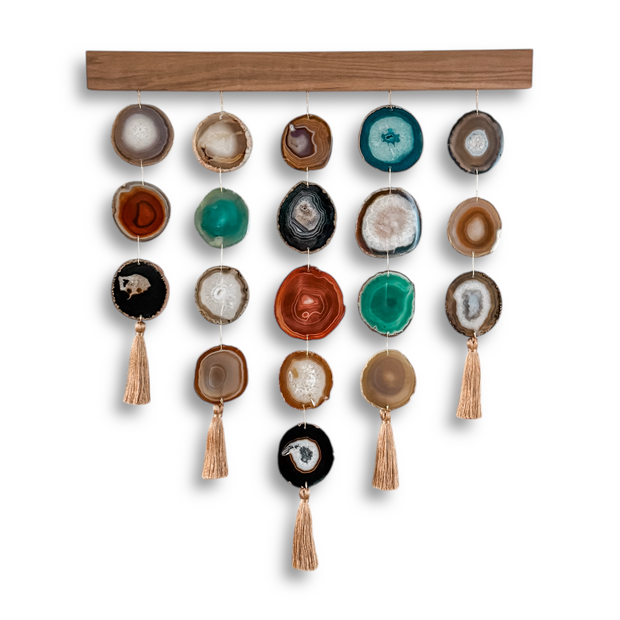 Mid Century Modern Uma Agate Wall Hanging (24 Inch)