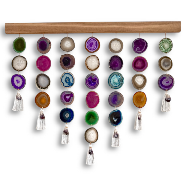 Jewel Aura Uma Agate Wall Hanging (36 Inch)