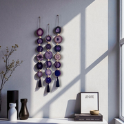 Set of 3 Amethyst Agate Garlands