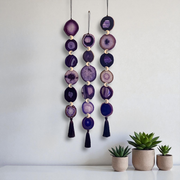 Set of 3 Amethyst Agate Garlands