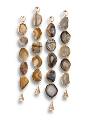 Set of 4 Mini Indian Agate Garlands