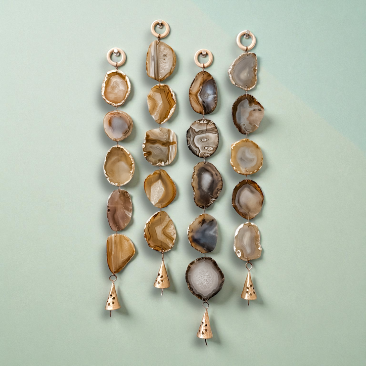 Set of 4 Mini Indian Agate Garlands