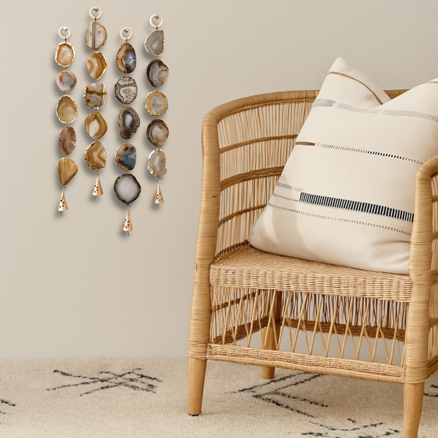 Set of 4 Mini Indian Agate Garlands