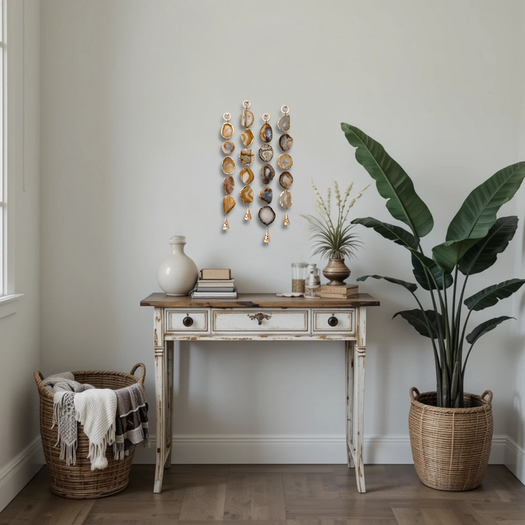 Set of 4 Mini Indian Agate Garlands