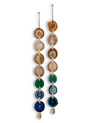 Natural Agate x Bell Garland Wall Hanging