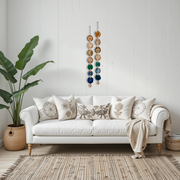 Natural Agate x Bell Garland Wall Hanging