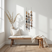 Set of 3 Umber Bell Agate Garlands