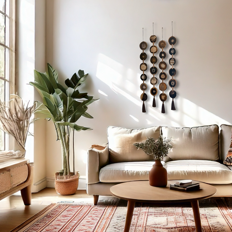 Moody Walnut Agate Garland (Choose the One You Love)