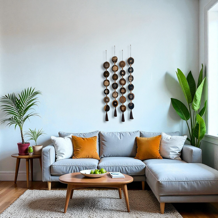 Moody Walnut Agate Garland (Choose the One You Love)