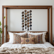 Set of 4 Moody Walnut Agate Garlands