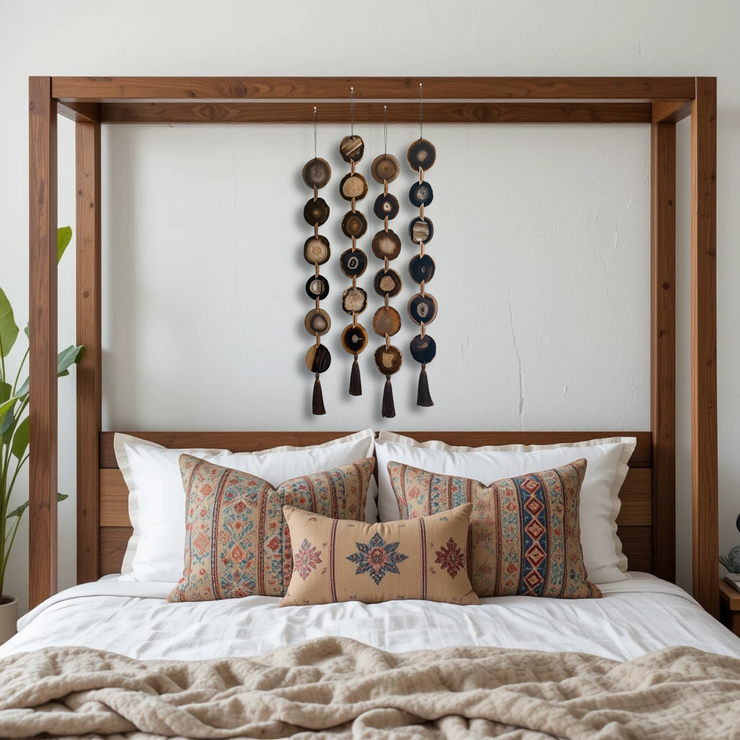 Moody Walnut Agate Garland (Choose the One You Love)