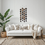 Set of 4 Moody Walnut Agate Garlands