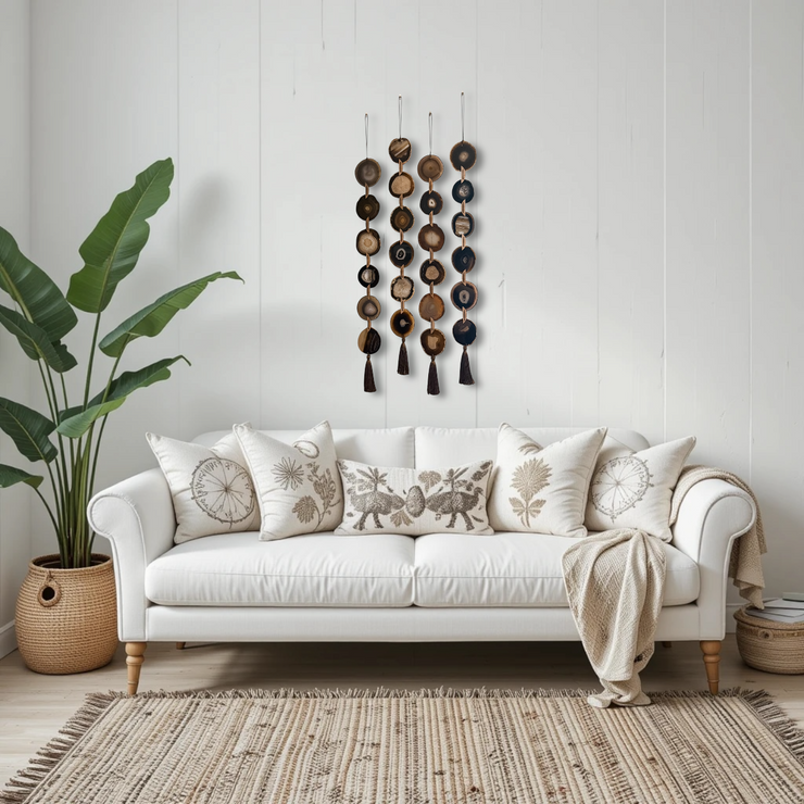 Moody Walnut Agate Garland (Choose the One You Love)