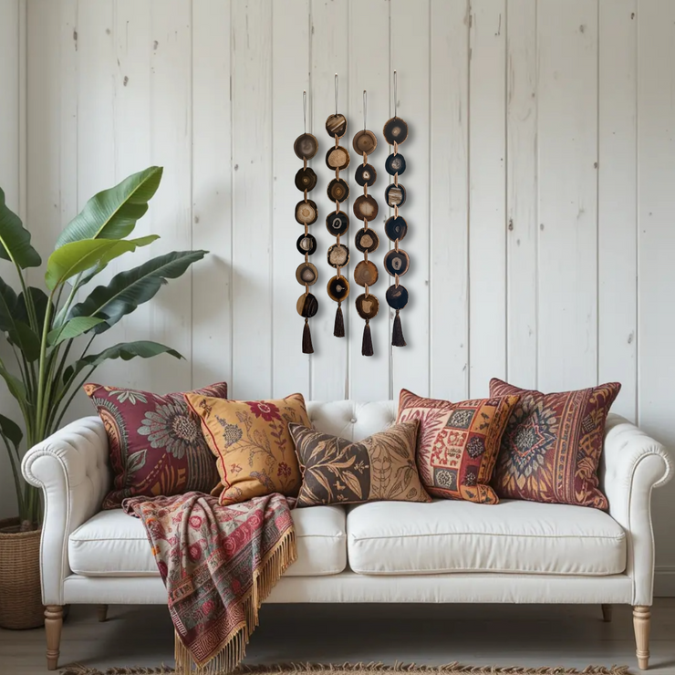 Moody Walnut Agate Garland (Choose the One You Love)