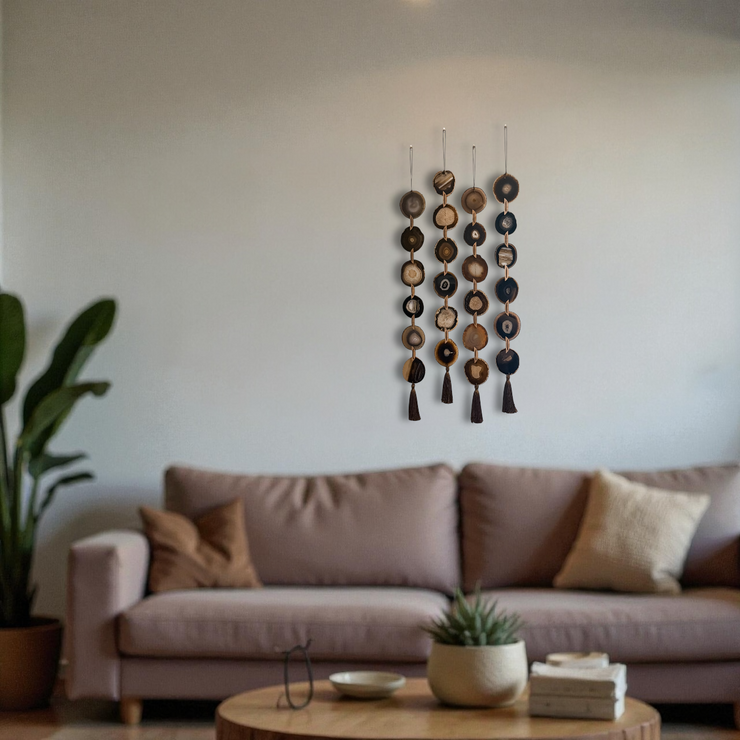 Moody Walnut Agate Garland (Choose the One You Love)