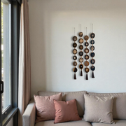 Set of 4 Moody Walnut Agate Garlands