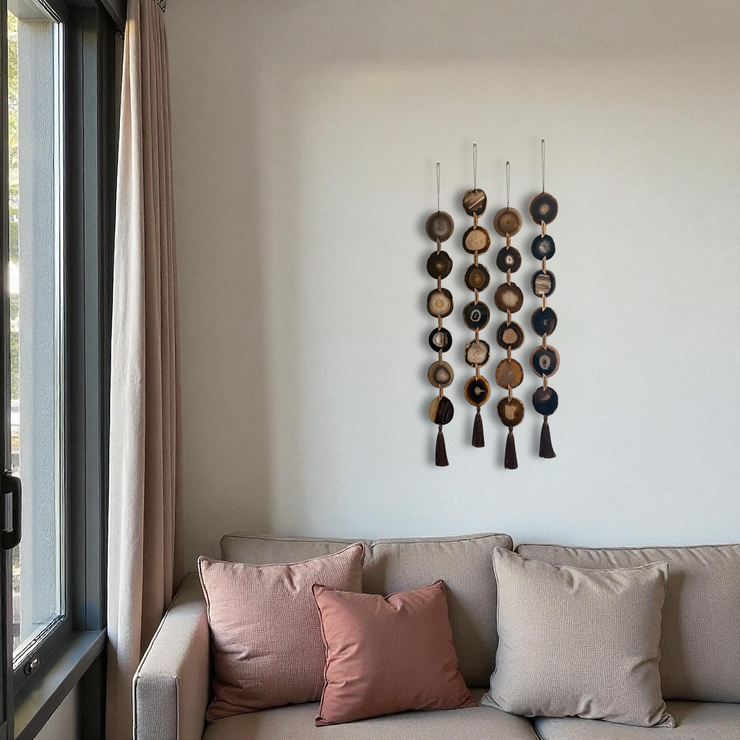 Moody Walnut Agate Garland (Choose the One You Love)