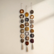 Set of 3 Umber Moon Agate Garlands