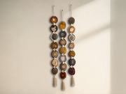 Set of 3 Umber Moon Agate Garlands
