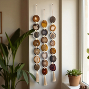 Set of 3 Umber Moon Agate Garlands