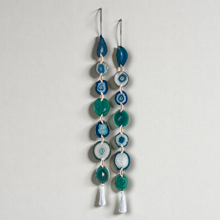 Set of 2 Seaside Agate Garlands