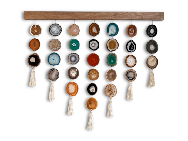 Mid Century Modern Uma Agate Wall Hanging (36 Inch)