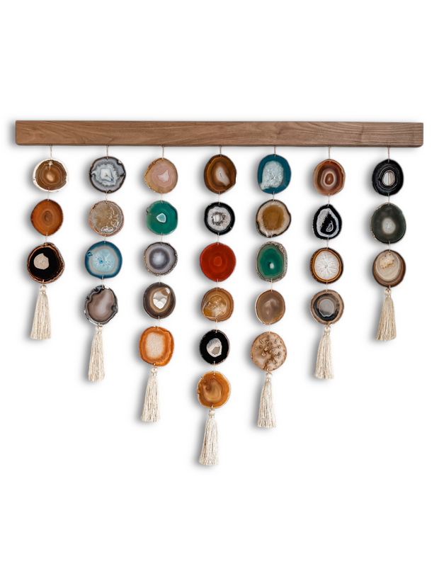 Mid Century Modern Uma Agate Wall Hanging (36 Inch)