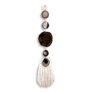 Sable Fringe Agate Wall Hanging