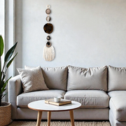 Sable Fringe Agate Wall Hanging