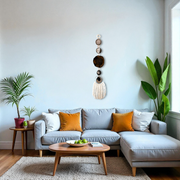 Sable Fringe Agate Wall Hanging