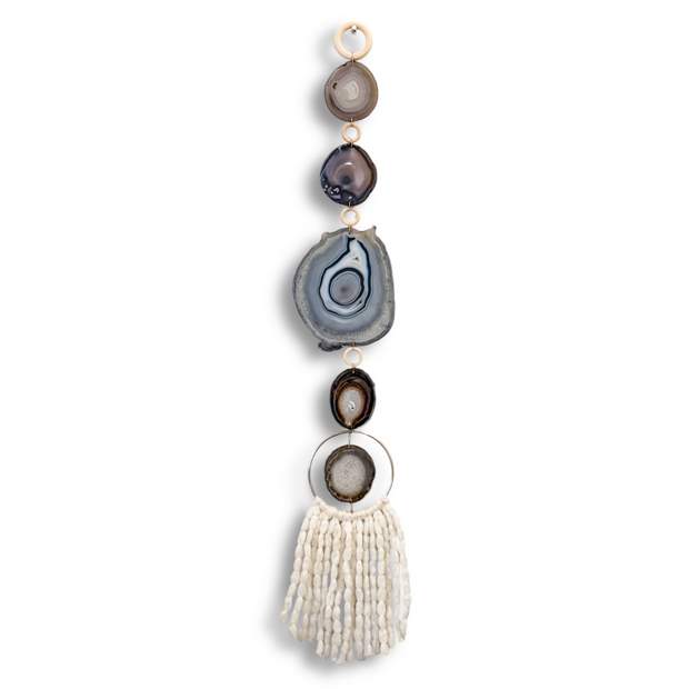 Scandi-Boho Agate Wall Hanging