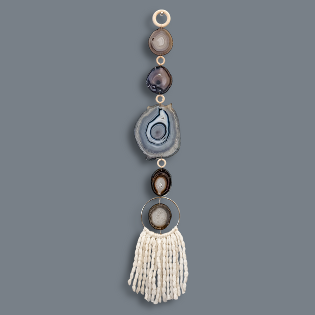 Scandi-Boho Agate Wall Hanging