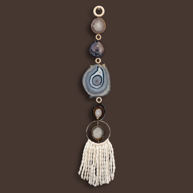 Scandi-Boho Agate Wall Hanging
