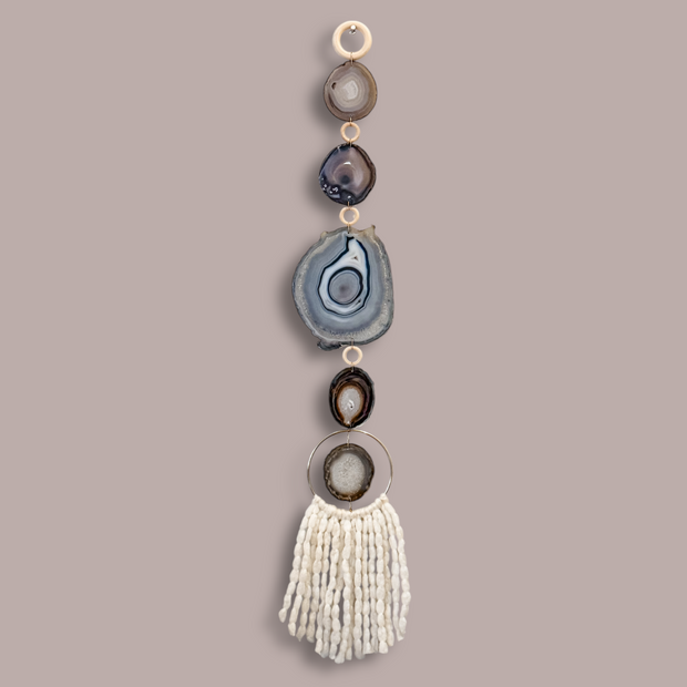 Scandi-Boho Agate Wall Hanging