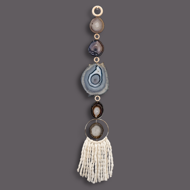 Scandi-Boho Agate Wall Hanging