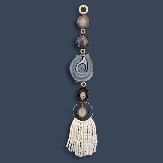 Scandi-Boho Agate Wall Hanging