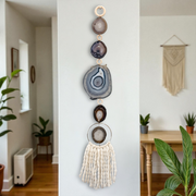 Scandi-Boho Agate Wall Hanging